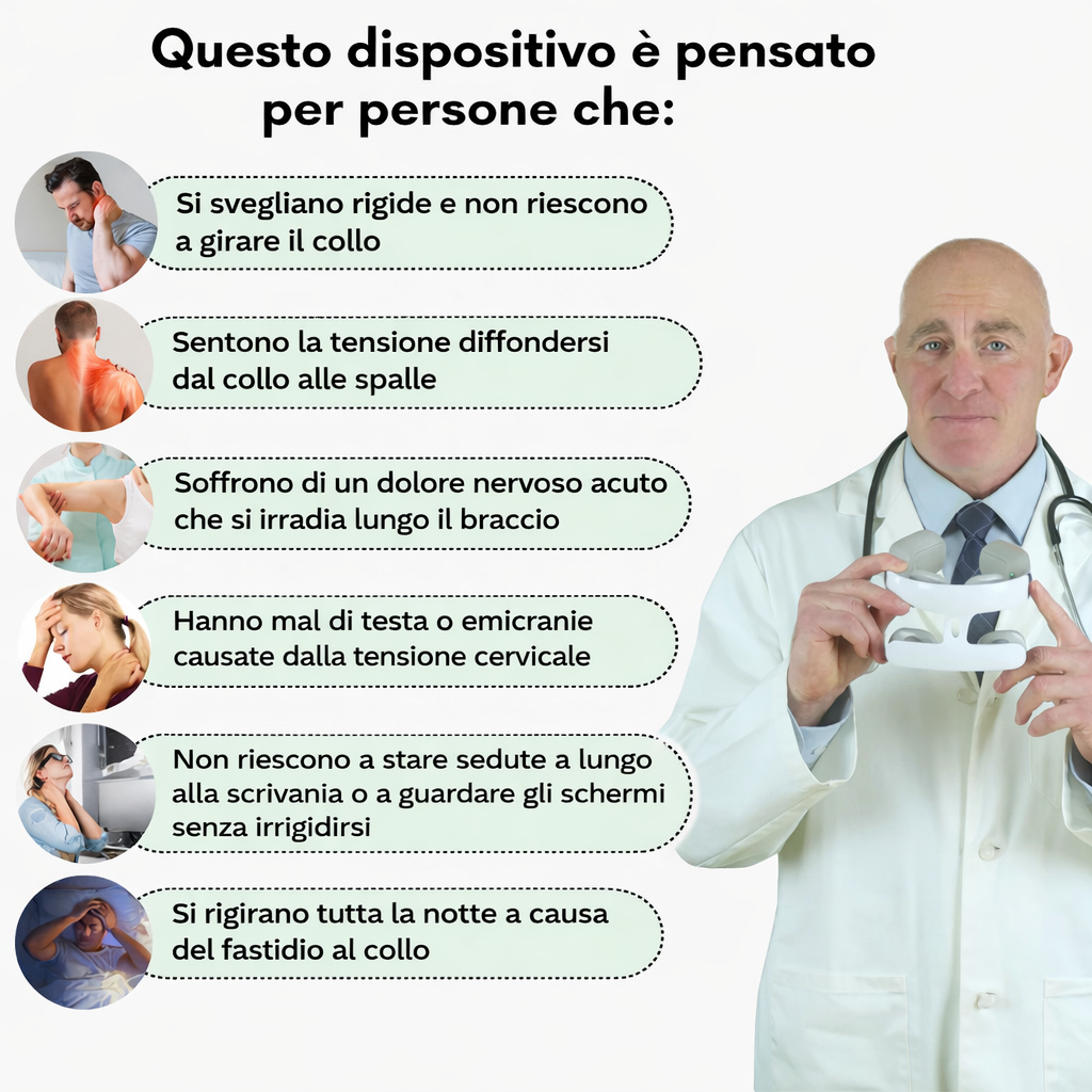 Quando il collo si libera, anche la mente si schiarisce. Ritrova il tuo equilibrio con CerviLibera© by Rayo