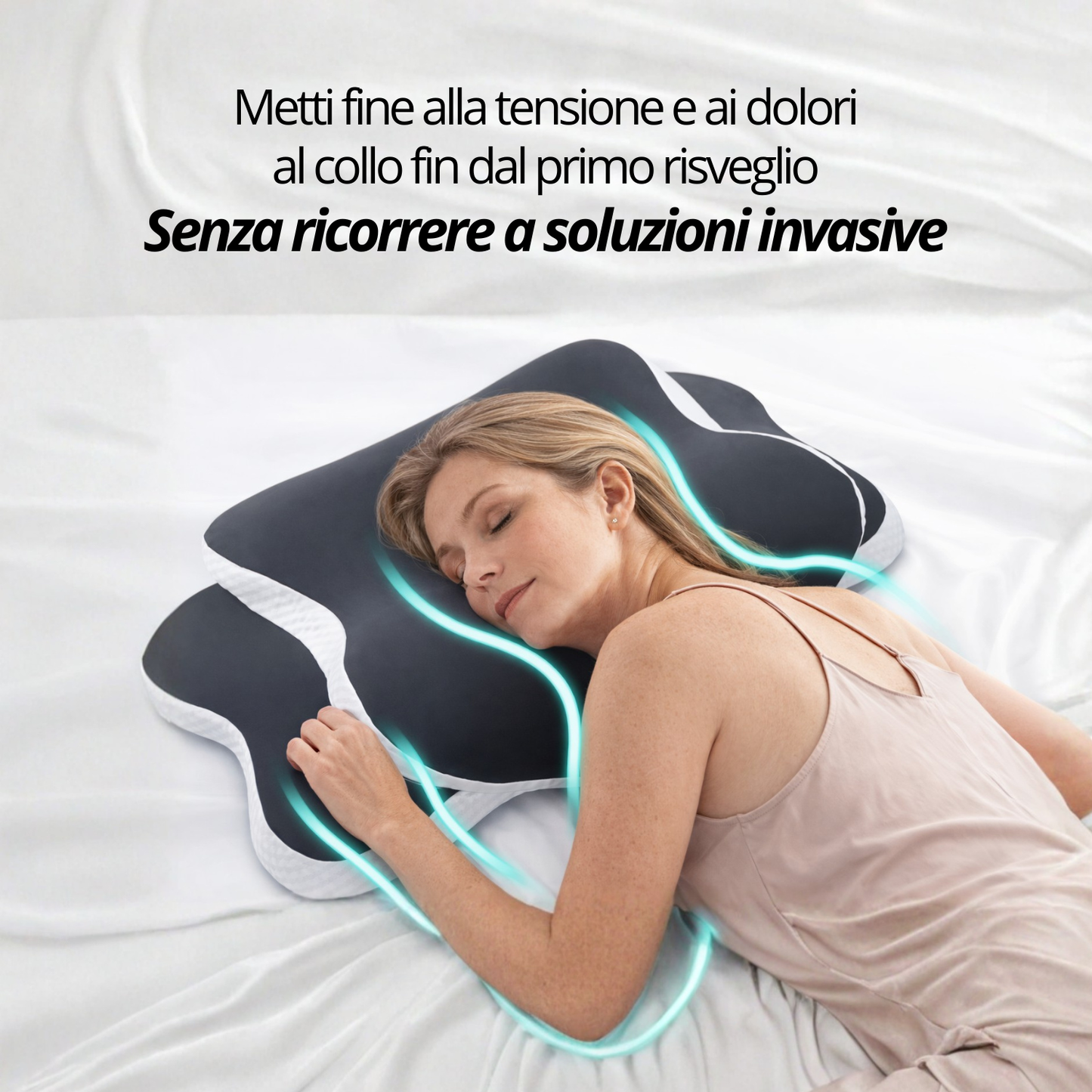 Sonno profondo e confortevole con il cuscino SleepRayo©